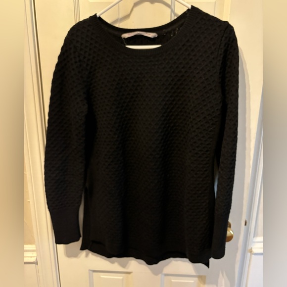 Athleta, Honeycomb, Wool Blend, Black Sweater - Picture 6 of 8